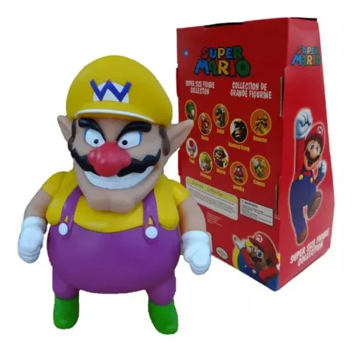 Boneco Wario Super Mario Bros Grande Kart 64 23cm- Novo - Loja Coimbra Computadores