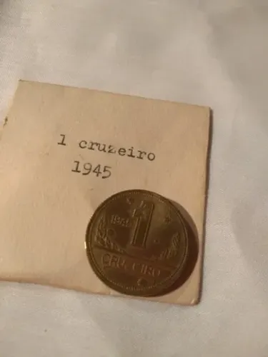 Moeda 1 cruzeiro. 1945