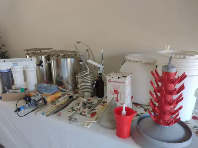 Kit para produção de cerveja artesanal