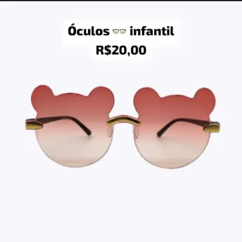 Óculos infantil a cara da riqueza 