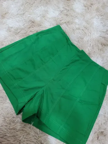 Short verde feminino Novo