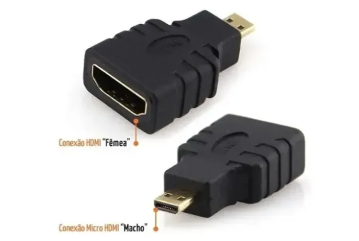 Adaptador Micro Hdmi Para Hdmi P/ Tablet Camera  Arduino Automação COD-CP466 