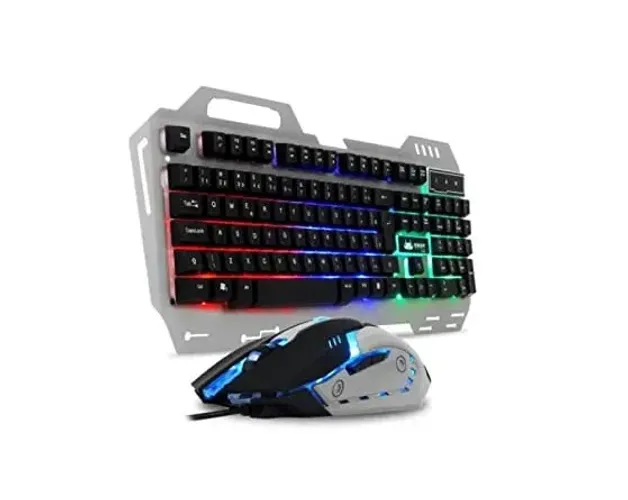 Kit teclado e mouse gamer RGB