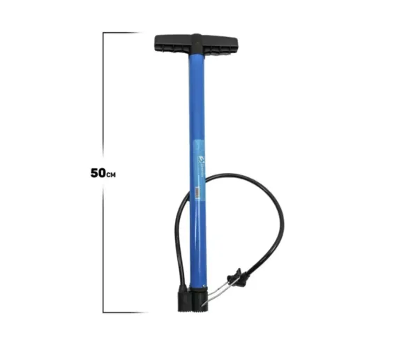 Bomba fe Ar Encher Pneu De Bicicleta Carro Moto 50cm 