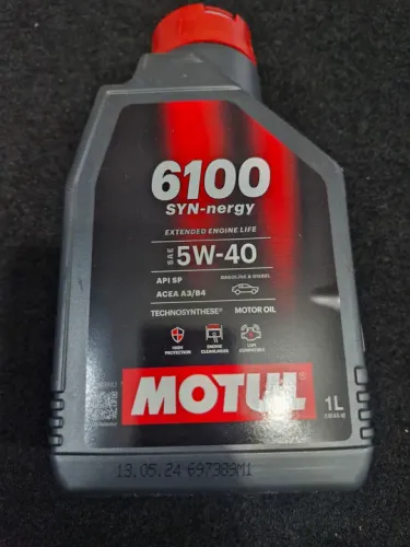 INDISPONIVEL Oleo Motul 5w40 6100 SYN-nergy Gasolina Diesel 