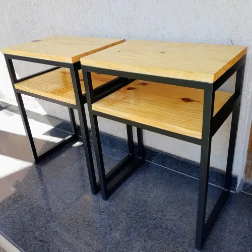 ? 1UND . Criado Mudo|60X43X30 Mesa de cabeceira | Disponível Móveis decoração Casa 