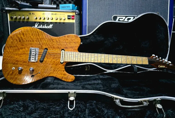 Carvin Kiesel Telecaster Custom KOA /ñ Gibson Les Paul sg fender prs esp ibanez Jackson