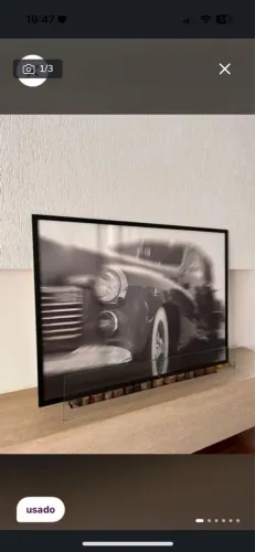 Quadro gravura carro antigo