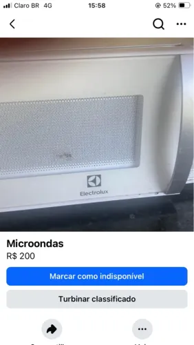 Microondas Electrolux