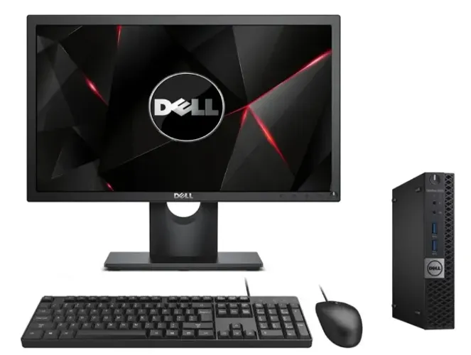 MINI CPU DELL COMPLETA  I5 9500  16 GB  512 SSD MON 19 LED COMPLETO WI FI  W11 OFFICE OEM