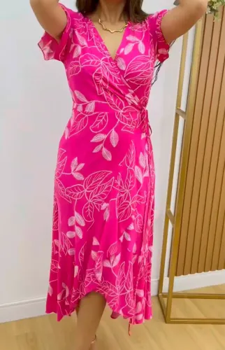 Vestido transpassado M