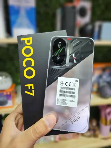 Poco F7 5G, 512/12GB, cor preto, prata e branco, Snapdragon 8s Gen 4, 6.500 Mah, LACRADO.<br>