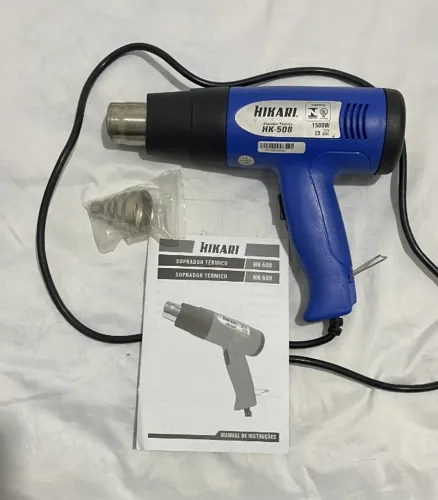 Soprador Térmico Hikari HK-508 1500W (110v) - Novo na Caixa / Nunca Usado - Passos-MG