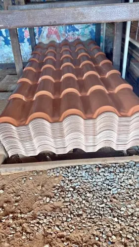 Telhas de qualidade telha pvc 2.30x86 colonial cor ceramica a vista apenas 69,90