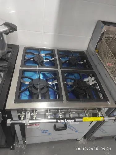 Bh Fogão industrial inox 4B Venâncio 