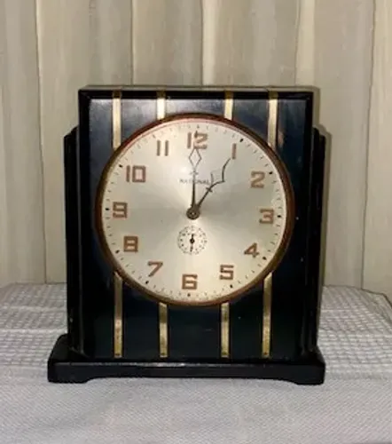 Relógio Gilbert Art Déco (ano 1940) Fabricado nos Estados Unidos
