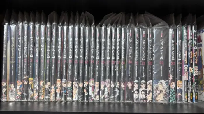 Coleção de mangá de Demon Slayer (Kimetsu no Yaiba)