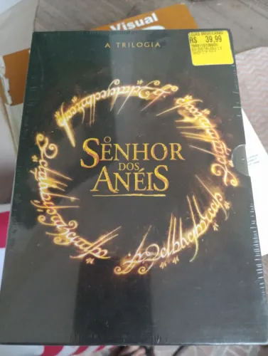 Box a trilogia O senhor dos anéis lacrado 3 filmes 