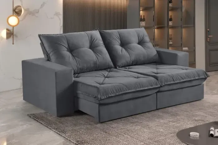 Sofá Retrátil e Reclinável de 2,10cm Novo varios modelos