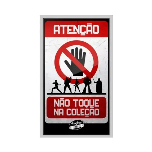 placa de metal decorativa da hasbro