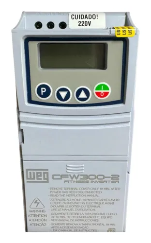 INVERSOR DE FREQUÊNCIA WEG CFW300 MONOFÁSICO 2,6A