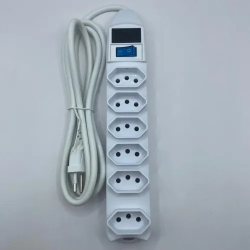 Extensão Elétrica com 6 Tomadas - 10A