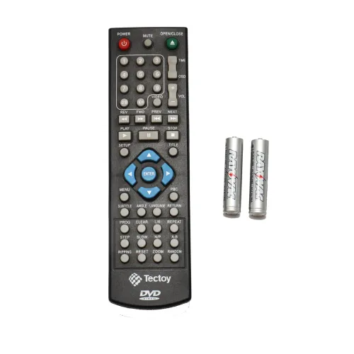 Controle Remoto DVD Tectoy com Pilhas - Original