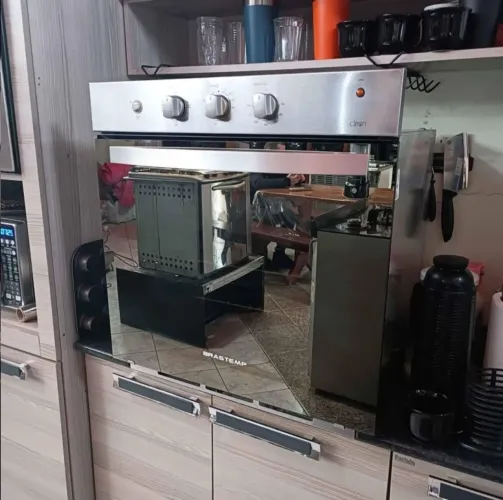 Forno elétrico Brastemp Ative Inox Espelhado 220v