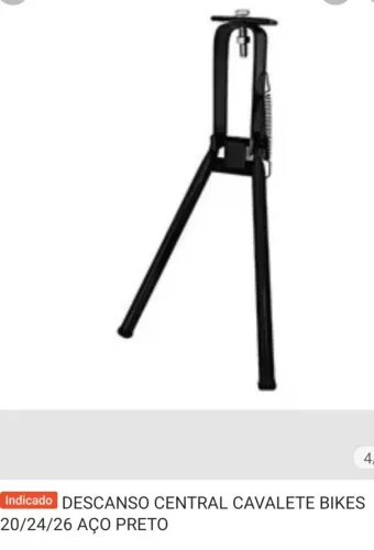 Descanso central de cavalete para aro 24/26 em aço o bike elétrica 