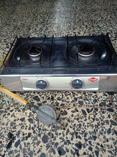 Fogão a gás de mesa 2 queimadores