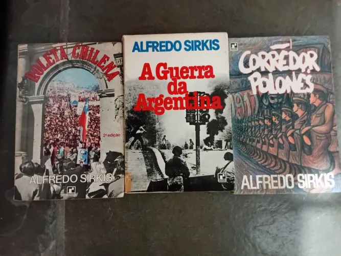 Coleção de 3 Livros Alfredo Sirkis