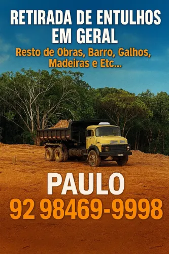 Retirada e coleta de entulhos 