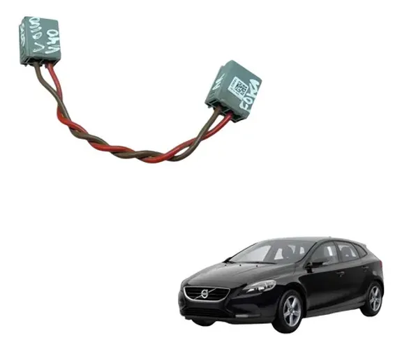 Conector Motor Ar Forçado Volvo V40 2015 - Cinza