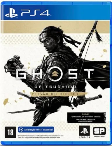 Ghost Of Tsushima versão do diretor PS4 mídia física