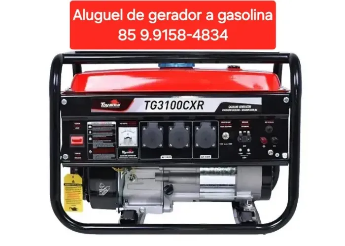 Aluguel de Gerador de Energia a gasolina Toyama