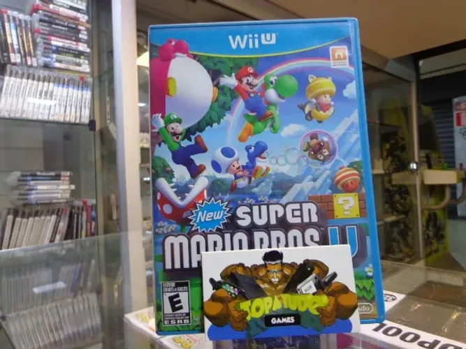 Jogo New Super Mario Bros U Conservado