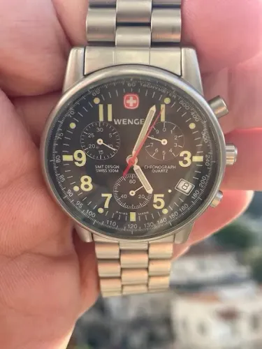 Relógio Wenger Chronograph Swiss Made