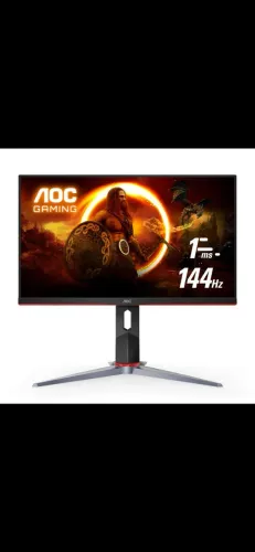 Monitor AOC 24G2 IPS 144Hz Full HD + Caixa e Nota