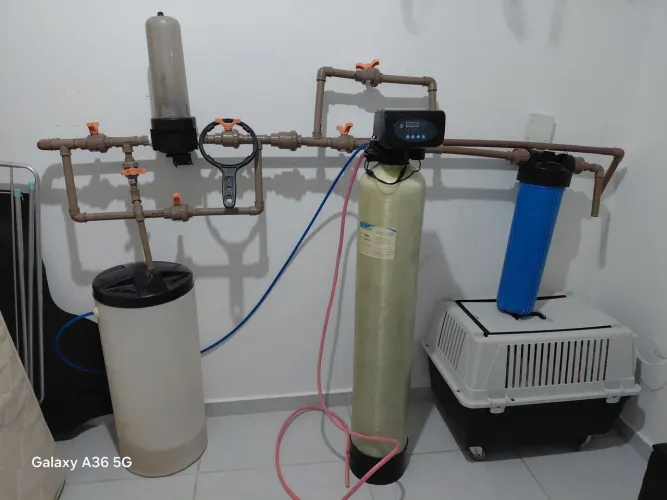 Mídia filtrante de água de poço em água mineral