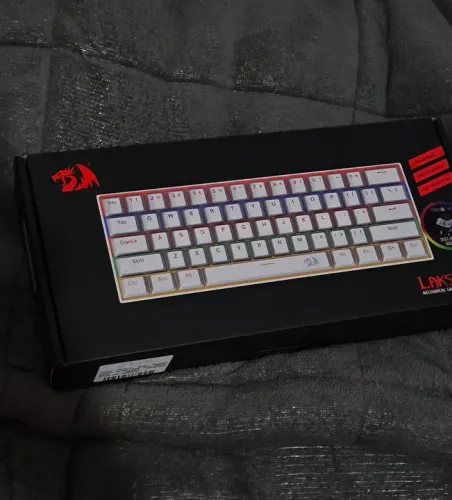teclado mecanico gamer redragon lakshmi rainbow, lacrado
