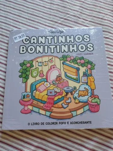 Livro de Colorir Cantinhos Bonitinhos