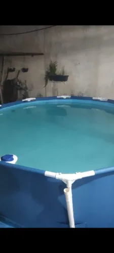 Piscina Estrutural 4678 Litros Steel Pro + Capa + Refil + Filtro Bestway