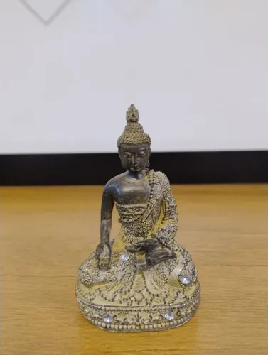 Mini Estatueta Buda Indu Meditação 