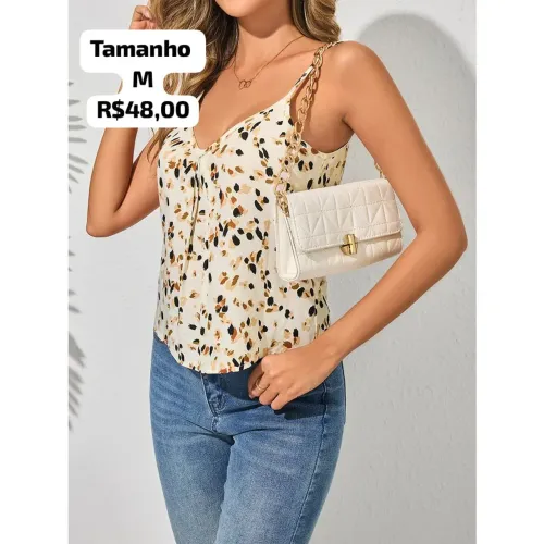 Blusa Feminina Estampada - Tamanho M
