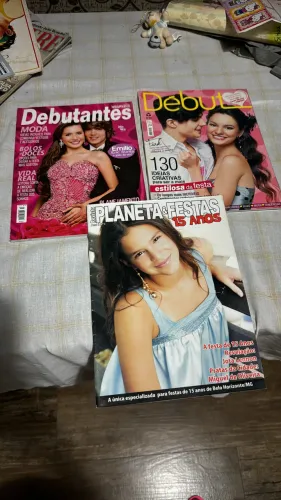 Combo 4 revistas antigas Debutantes
