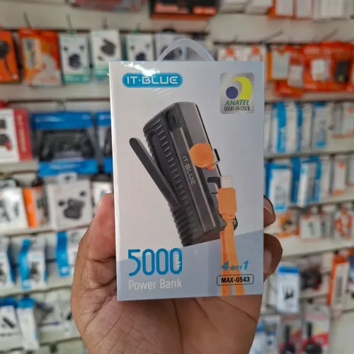 Carregador portátil com suporte 5.000 mAh - entrega em slz e região