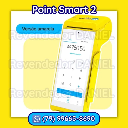 Maquininha de cartão Point Smart 2 - Mercado Pago