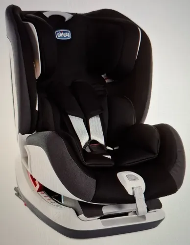Cadeirinha Chicco Seat Up 012, cor Jet Black, com Isofix