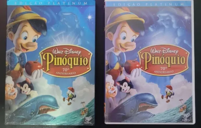 DVD Duplo Pinóquio - Edição Platinum