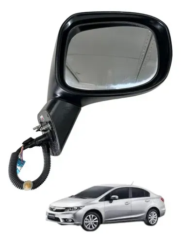 Retrovisor Direito Eletrico Honda Civic 2012 2016 (usado)